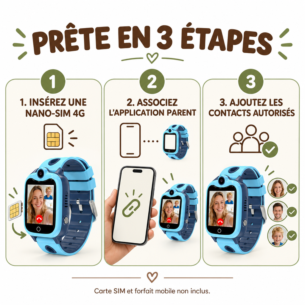 Montre GPS Mini