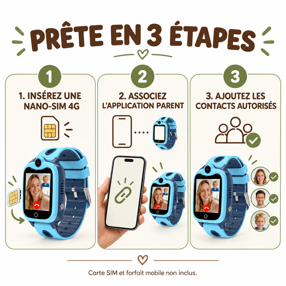 Montre GPS Mini